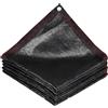 xutong 2 x 3 m rete d'ombra, rete parasole esterna 90% UV, blocca efficacemente la luce solare e i raggi UV per pergola, giardino, serra, pollaio, esterno