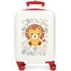 Roll Road Happy Pets Multicolore Valigia da Cabina 38x55x20 cm Rigido 2 kgs Lucchetto a Combinazione Laterale ABS 2 kgs 34L Bagaglio a Mano