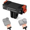 K&F CONCEPT Adattatore Magnetico Compatible con DJI Osmo Nano/Action 6, Base a Sgancio Rapido per Treppiedi/Selfie Stick/Bracci, Accessorio Vlogging per Action Camera