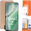 AGCUT Display LCD per Oppo Reno2 Z di ricambio per display Reno 2Z CPH1945 CPH1951 schermo di ricambio digitalizzatore touch screen piatto in vetro completo assembly con parte di riparazione, nero