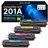 KUPYLM 201A 201X Cartuccia Toner Compatibili per HP 201A 201X CF400A CF401A CF402A CF403A Toner Color Laserjet Pro MFP M277dw M277n M277 M274n M252n M252dw M277c6 (Nero,Ciano,Giallo,Magenta,4-Pack)