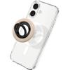 Spigen NanoPop MagFit Anello MagSafe per Telefono [Supporto a Cerniera Rotante] Compatibile con iPhone 17 17e 16 15 14 13 Pro e Cover MagSafe/Pixelsnap per Samsung S26 S25 Ultra, Pixel 10 10a - Beige