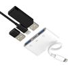Kefiany Adattatore Lightning Maschio a USB Femmina(3 in 1) per iPhone 14 13 Lighting Jack Caricatore Cavo Connettore Certificato MFI per Apple per iPad OTG Dati Adapter Digital Fotocamera Fotos Card Reader