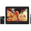XP-Pen XPPen Artist Pro 14 (Gen 2) Tavoletta grafica con schermo completamente laminato da 14, Penna passiva a 16K levelli di pressione, 123% sRGB, telecomando di scelta rapida wireless, Supporto pieghevole
