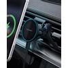 Spigen Essential MagFit Qi2 15W Ricarica Wirelss Auto per Cellulare [Cavo Incluso] Supporto Telefono Magnetico Compatibile con iPhone 17/17e/16/15/14 Pro Max e Cover MagSafe/Pixelsnap - Presa d'Aria