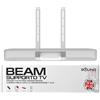 Sound bass Supporto TV Beam, Compatibile con Sonos Beam Soundbar di Prima e Seconda Generazione, Staffa di Montaggio per TV, Bianco, Kit Completo di Hardware Incluso