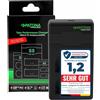 PATONA PD Dual Caricabatterie USB-C (1500mA), LCD QC/PD 3.0, per LP-E6/E6N | Ricarica rapida da alimentatore 20W, compatibile con Canon EOS R5 R6 R6II R7 5D Mark I-IV 5DS 60D 70D 80D 90D XC10 XC15