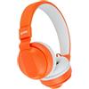 Yoto Cuffie Bluetooth wireless con borsa da viaggio - arancioni, leggere e regolabili con limitazione del volume per un ascolto sicuro
