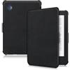 Yiernuo Custodia Compatibile con Kobo Clara Colour/Clara BW(2024)/Clara 2E(2022) &Tolino Shine Color/Shine 5(2024)/Shine 4(2022) eReader,Ultra Sottile Cover con Auto Sveglia/Sonno,Nero