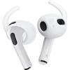 elago 4 Paia di Ganci di Ricambio EarHooks per AirPods 3 | Antiscivolo Ergonomico, 2 Piccole e 2 Grandi Dimensioni [4 Paia] (Blu Luminescente)