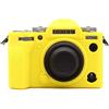 Rieibi Fuji XT5 X-T5 custodia, custodia protettiva in silicone morbido per fotocamera Fujifilm X-T5 - giallo