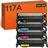 Supply Guy 117A Cartucce di Toner Compatibile con HP 117A W2070A per HP Color Laser MFP 178NW MFP 178NWG MFP 179FWG 150NW 179FNW 150A Colorlaser W2070A W2071A W2072A W2073A Multipack 4 Cartuccia Toner