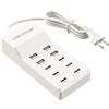 DeBangsi Stazione di ricarica USB C, da 50 W, Multi 10 porte, compatibile con iPhone 12/13/14/15/16/Galaxy S23/S24/S25/Phones Tablet Watch