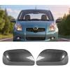 TTCR-II 2PCS Compatibile con Copertura Specchietti Toyota Yaris 2 2006-2011 | Sinistra + Destra Calotte Specchietto Yaris II Tappi Specchietti Compatibile con Toyota Calotte Degli Specchietto-Carbonio