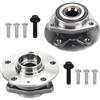 DOCAS 2x Kit Cuscinetto per Ruota, kit di cuscinetti per ruota anteriore sinistro destro1K0498621 8V0598625 compatible per A3 8P Octavia II 1Z3 Leon 1P1 Toledo III 5P2 Altea 5P1 VW Caddy 3 Golf Plus