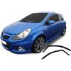 AC WOW 2X Deflettori d'Aria per Opel Corsa D 2006-2014 a 3 Porte in-Channel Antiturbo per Auto Vetro Acrilico Anti Vento Guardia di Pioggia Sole Neve
