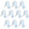 ECSiNG 10 pezzi visiera parasole a sgancio rapido clip morsetto anteriore sinistro destro visiere A0999910070 clip in metallo di ricambio compatibile con Mercedes