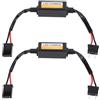 SIXRUN Decodificatore LED H7 Canbus Anti Sfarfallio, 2 Pezzi, Impermeabile, con Connettori AMP, DC 9-16V, per Tutti i Fari H7