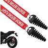 Ztolbriy Tappo di Lavaggio Marmitta - Set di 2 Tappo Pulizia Scarico in Gomma Universale 15-38 mm per Pulizia Scarico Motocicletta, Moto, Scooter e Motori 2 Tempi