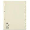 Oxford Elba 06455CH - Divisori in cartoncino (riciclato), 200 g/m², 100 pezzi, formato A4, color camoscio