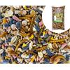 UGF Underground Food UGF - Mangime per uccelli selvatici per tutto l'anno 800 g, mangime per uccelli selvatici con semi di girasole, vermi e nove altri ingredienti, una combinazione unica di ingredienti per
