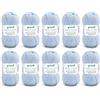Gründl Lana Baby Cotton - Lana per Bambini per Maglia e Uncinetto - Resistente e Facile da Lavare - 50% Cotone, 50% Poliacrilico - 10 Gomitoli da 50g/140m - Ferri 3,5-4,5 - Blu