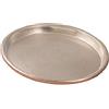 Vigor No marca Vigor Blinky 94080-50 Teglia in Rame Stagnato, Tonda, Bordo da 3 cm, Diametro 50 cm