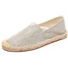 Altxic Espadrillas Piatte da Uomo Tela con Punta Chiusa e Slip on Grigio Chiaro 41 EU
