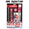 One Direction Set di penne ufficiali 1D One Direction, set di matite e matite per scuola, diario segreto, set di 5 pezzi