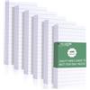ELAKIRI 400 Flashcards A6 A Righe, Carta Spessa 150g/M², Bianca,Le Flash Card Da 10.5 X 14.8 Cm Possono Essere Utilizzate Per Vocabolario E Appunti Inglesi,Utilizzabili Anche In Uffici, Scuole
