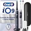 Oral-B iO 9, 2 Spazzolini Elettrici, 3 Testine di Ricambio, Custodia, Nero/Rosa - 3 Testina di Ricambio per Spazzolino Elettrico, Ricaricabile, Custodia da Viaggio Ricaricabile, Pulizia Denti