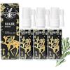 KEORHEZ 3 Flaconi 30 ML Olio Al Rosmarino,Per Uomini E DonneMultipeptide Hair Serum,Hair Root Serum,Cura I Capelli Sottili,Secchi E Fragili,Favorisce Capelli Forti E Più Folti (30 Ml)