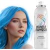 HIESGIE Spray colorato temporaneo per capelli, spray istantaneo per capelli da 150 ml, per adulti e bambini, lavabile e antiaderente, formula delicata, blu, per Halloween, cosplay, feste in costume, festival