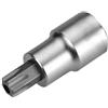 Zarivy Chiave a bussola 1/2'' con punta Torx invertita T27, ideale per lavori meccanici e manutenzione su viti Torx.
