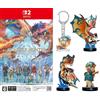 Capcom NUOVO set amiibo Monster Hunter Stories 3 Switch 2 + 3 con ciondolo in metall...