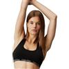 Calvin Klein Donna Bralette Racerback Bralette Preformata, Nero (Black), M