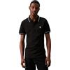Calvin Klein Jeans Calvin Klein Tipping Slim Polo J30J315603, Polo a Maniche Corte, Uomo, Nero (Ck Black), S