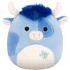 Squishmallows Original Bermayeh il Toro Blu di 19 cm - Peluche di Pasqua - Peluche Ufficiale Squishmallows - Morbido Peluche di Pasqua