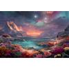 Yunlus Puzzle per adulti, 1000 pezzi, impossibile, difficile, impegnativo, puzzle, per adolescenti, montagna, mare, oceano, fiori, galassia, paesaggio notturno, 1000 pezzi, 71,1 x 50,8 cm