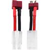 VBESTLIFE 2 Pz/Set Cavo Adattatore RC T-Plug 14 AWG, Cavo Femmina/Maschio e Maschio/Femmina per Modellismo Radiocomandato, Accessorio per Drone, Auto e Aereo RC