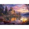Yunlus Puzzle per adulti 1000 pezzi Castello crepuscolare impossibile difficile difficile impegnativo puzzle per adulti adolescenti 1000 pezzi riflessioni lago puzzle 1000 pezzi 71,1 x 50,8 cm