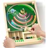 Uping Giochi da Tavolo Giochi di Societa per Bambini Adulti, Gioco di Abilità con Biglie e Punteggio in Legno Regalo Bambini 6 Anni in su e Adulti