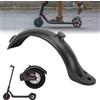 GAESHOW Parafango Posteriore Monopattino Elettrico compatibile con Xiaomi, 3 Fori Parafango Posteriore Supporto in ABS, Accessori Monopattino Elettrico, Accessorio di Ricambio Scooter elettrico