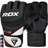 RDX Maya - Guantoni per allenamento di MMA, lotta libera e arti marziali, nero, L