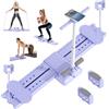 JAOGAUS 5 in 1 Mini Reformer Pilates per Casa, Tavola per Flessioni, Attrezzo per Addominali, Pilates Essential Kit con Maniglie Rimovibili, Portata di 150 Kg, per Allenare Core, Glutei e Braccia