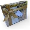 RAMSE Set regalo di tappetino da preghiera, Tasbeeh, tappeto da preghiera, arabo sacro, Moshaf, formato libro 17 x 12 Sajjada, regalo islamico, set regalo musulmano, Janamaz (oro)