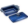 vancasso Casseruola stellata con coperchio, 1,9 litri profonda per lasagne in ceramica
