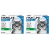 Frontline BIPACCO Spot On Gatti 2x3 Pipette Antiparassitario per Gatti Contro Zecche Pulci e Pidocchi