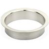 SOTECH Anello per Foro Cernita per Sbarazzo Rifiuti Anello passante per rifiuti di accesso acciaio inossidabile finemente spazzolato Ø 180 mm altezza 41,5 mm