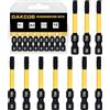 DAKCOS T25 Bit lungo, Torx Bit T25, assortimento di punte S2, punta di avvitamento 1/4 asta esagonale (lunghezza 50 mm, 10 pezzi)